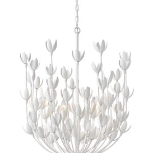 Hinkley - 30016TXP - LED Chandelier - Flora - Textured Plaster