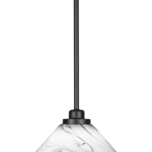 Toltec Lighting - 2601-MB-2129 - One Light Mini Pendant - Odyssey - Matte Black