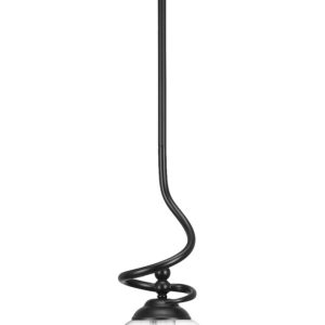 Toltec Lighting - 900-MB-2169 - One Light Pendant - Capri - Matte Black