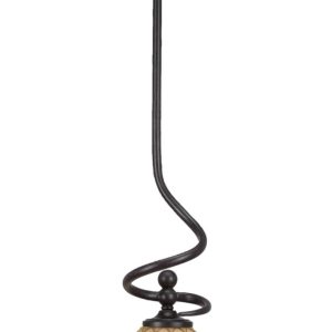 Toltec Lighting - 901-DG-7182 - One Light Mini Pendant - Capri - Dark Granite