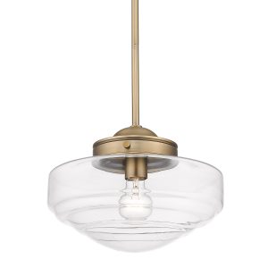 Golden - 0508-M MBS-CLR - One Light Pendant - Ingalls - Modern Brass