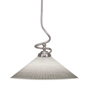 Toltec Lighting - 900-BN-4011 - One Light Pendant - Capri - Brushed Nickel