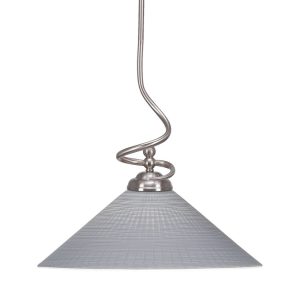 Toltec Lighting - 900-BN-4012 - One Light Pendant - Capri - Brushed Nickel