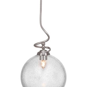 Toltec Lighting - 900-BN-4372 - One Light Pendant - Capri - Brushed Nickel