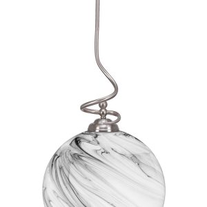 Toltec Lighting - 900-BN-4399 - One Light Pendant - Capri - Brushed Nickel