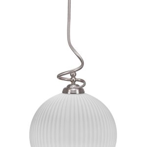 Toltec Lighting - 900-BN-4671 - One Light Pendant - Capri - Brushed Nickel