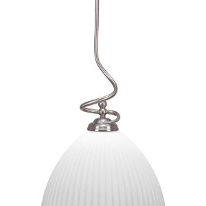Toltec Lighting - 900-BN-4691 - One Light Pendant - Capri - Brushed Nickel