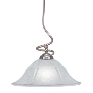 Toltec Lighting - 900-BN-53615 - One Light Pendant - Capri - Brushed Nickel