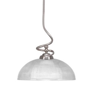 Toltec Lighting - 900-BN-540 - One Light Pendant - Capri - Brushed Nickel