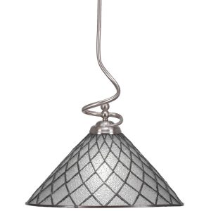 Toltec Lighting - 900-BN-918 - One Light Pendant - Capri - Brushed Nickel