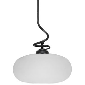 Toltec Lighting - 900-MB-216 - One Light Pendant - Capri - Matte Black