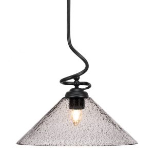 Toltec Lighting - 900-MB-2162 - One Light Pendant - Capri - Matte Black