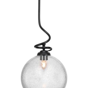 Toltec Lighting - 900-MB-4372 - One Light Pendant - Capri - Matte Black
