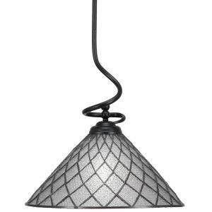 Toltec Lighting - 900-MB-918 - One Light Pendant - Capri - Matte Black