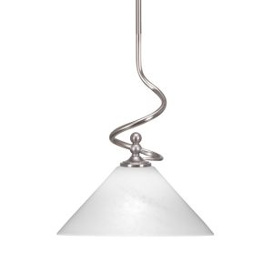 Toltec Lighting - 901-BN-2121 - One Light Mini Pendant - Capri - Brushed Nickel