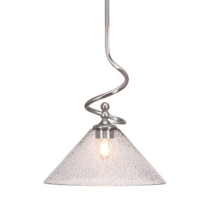 Toltec Lighting - 901-BN-2122 - One Light Mini Pendant - Capri - Brushed Nickel