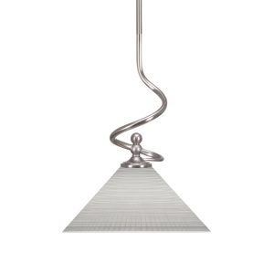 Toltec Lighting - 901-BN-4001 - One Light Mini Pendant - Capri - Brushed Nickel