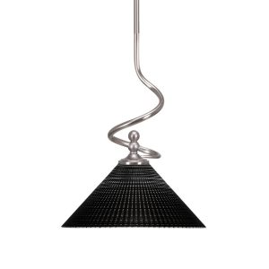 Toltec Lighting - 901-BN-4009 - One Light Mini Pendant - Capri - Brushed Nickel