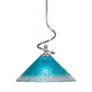 Toltec Lighting - 901-BN-448 - One Light Mini Pendant - Capri - Brushed Nickel