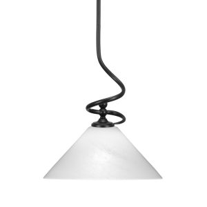 Toltec Lighting - 901-MB-2121 - One Light Mini Pendant - Capri - Matte Black
