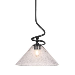 Toltec Lighting - 901-MB-2122 - One Light Mini Pendant - Capri - Matte Black