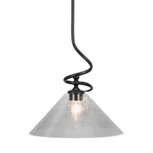 Toltec Lighting - 901-MB-306 - One Light Mini Pendant - Capri - Matte Black