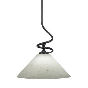 Toltec Lighting - 901-MB-316 - One Light Mini Pendant - Capri - Matte Black