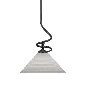 Toltec Lighting - 901-MB-4001 - One Light Mini Pendant - Capri - Matte Black