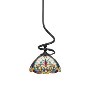 Toltec Lighting - 901-MB-9369 - One Light Mini Pendant - Capri - Matte Black