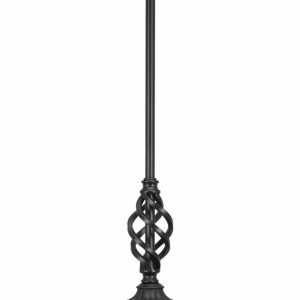 Toltec Lighting - 80-MB-2121 - One Light Mini Pendant - Eleganté - Matte Black