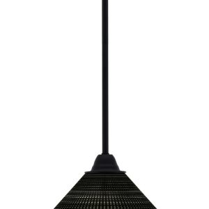 Toltec Lighting - 3401-MB-4009 - One Light Mini Pendant - Paramount - Matte Black