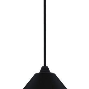 Toltec Lighting - 3401-MB-420 - One Light Mini Pendant - Paramount - Matte Black