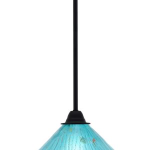 Toltec Lighting - 3401-MB-448 - One Light Mini Pendant - Paramount - Matte Black