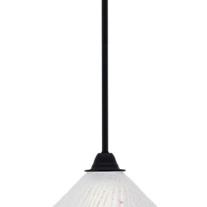 Toltec Lighting - 3401-MB-701 - One Light Mini Pendant - Paramount - Matte Black