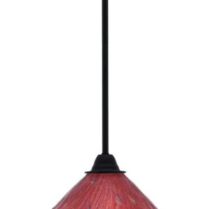 Toltec Lighting - 3401-MB-706 - One Light Mini Pendant - Paramount - Matte Black