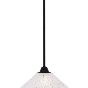 Toltec Lighting - 3401-MB-711 - One Light Mini Pendant - Paramount - Matte Black