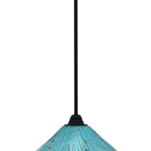 Toltec Lighting - 3401-MB-715 - One Light Mini Pendant - Paramount - Matte Black