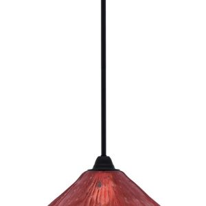 Toltec Lighting - 3401-MB-716 - One Light Mini Pendant - Paramount - Matte Black