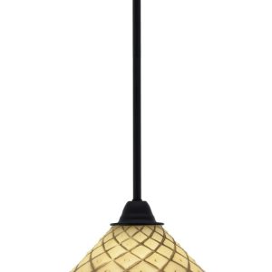 Toltec Lighting - 3401-MB-7182 - One Light Mini Pendant - Paramount - Matte Black