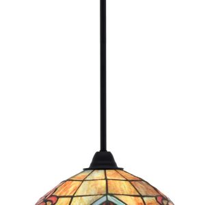 Toltec Lighting - 3401-MB-9359 - One Light Mini Pendant - Paramount - Matte Black