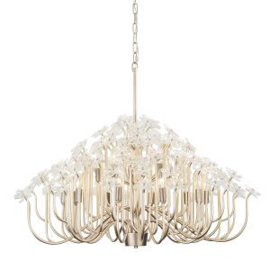 Varaluz - 378C15GDAR - 15 Light Chandelier - Wildflower - Gold Dust/Artifact