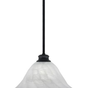 Toltec Lighting - 72-MB-5731 - One Light Pendant - Stem - Matte Black