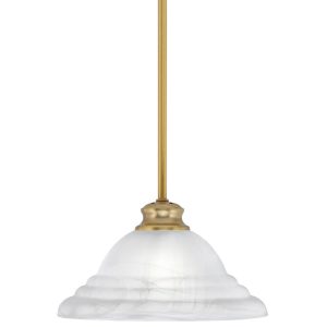 Toltec Lighting - 72-NAB-5931 - One Light Pendant - Stem - New Age Brass