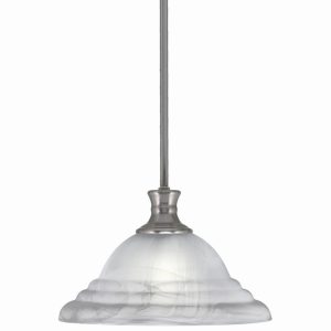 Toltec Lighting - 76-BN-5931 - One Light Pendant - Stem - Brushed Nickel
