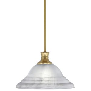 Toltec Lighting - 76-NAB-5931 - One Light Pendant - Stem - New Age Brass