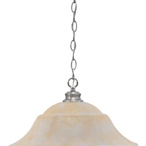 Toltec Lighting - 92-BN-53813 - One Light Pendant - Chain - Brushed Nickel