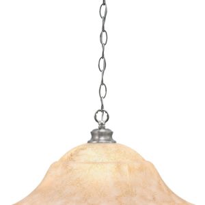 Toltec Lighting - 92-BN-53818 - One Light Pendant - Chain - Brushed Nickel