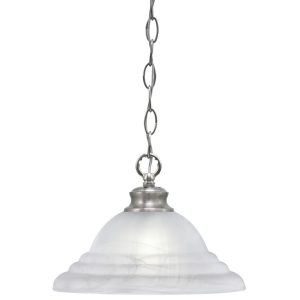 Toltec Lighting - 92-BN-5931 - One Light Pendant - Chain - Brushed Nickel