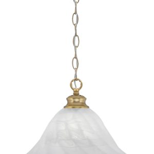 Toltec Lighting - 92-NAB-5731 - One Light Pendant - Chain - New Age Brass