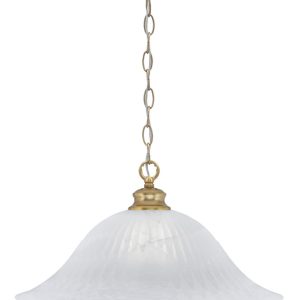 Toltec Lighting - 92-NAB-5881 - One Light Pendant - Chain - New Age Brass